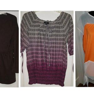 Woman's Blouses Lot (3 pcs) Size Small